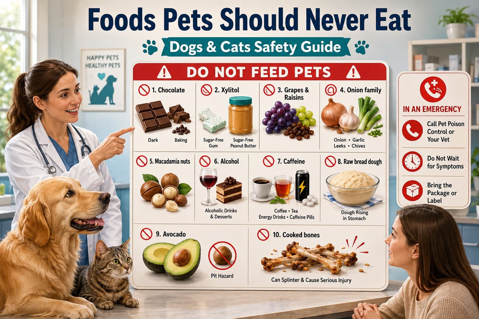 Foods That Are Toxic to Pets: What Never to Share