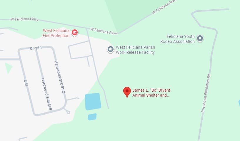 James L. "Bo" Bryant Animal Shelter and West Feliciana Animal Humane Society (WFAHS)